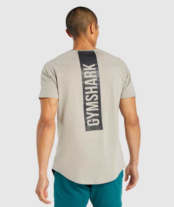 Panske Tricka Gymshark Bold Siva | OK3902861